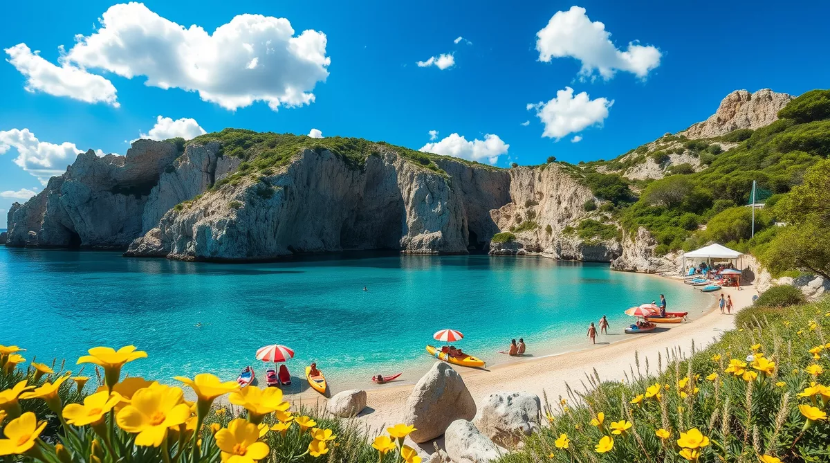 abril en cerdeña guía completa, consejos de vacaciones e información sobre el tiempo, el clima, las temperaturas, el agua,
