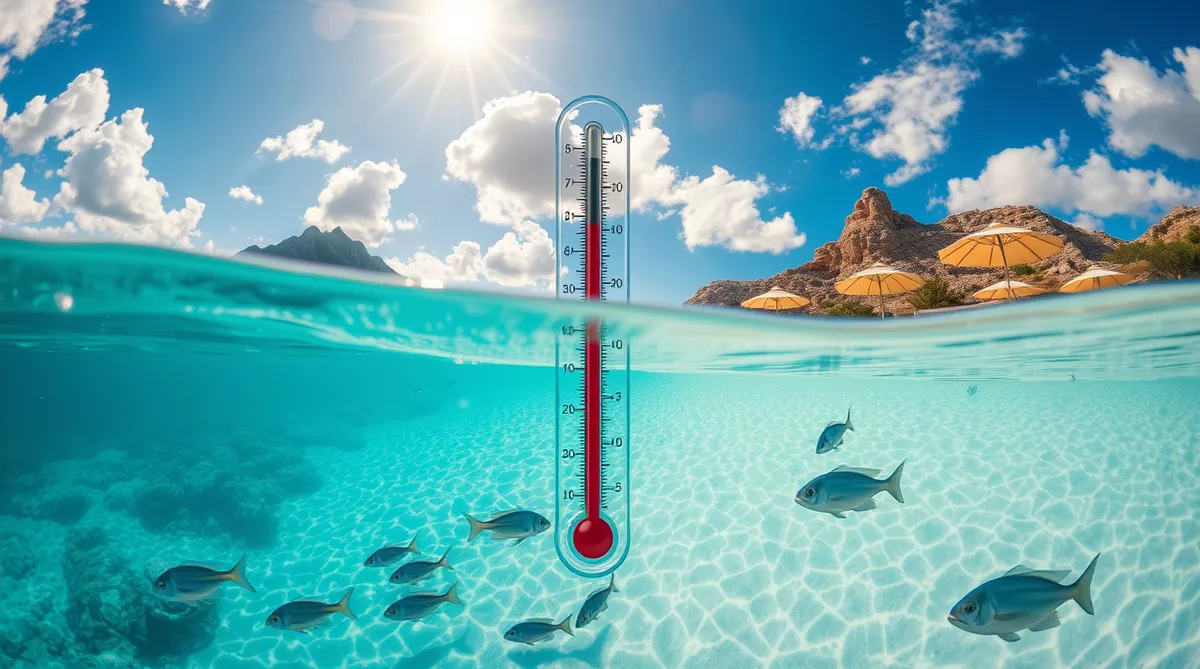 ¿qué meses ofrecen las temperaturas del mar más altas en el norte, el centro y el sur de cerdeña